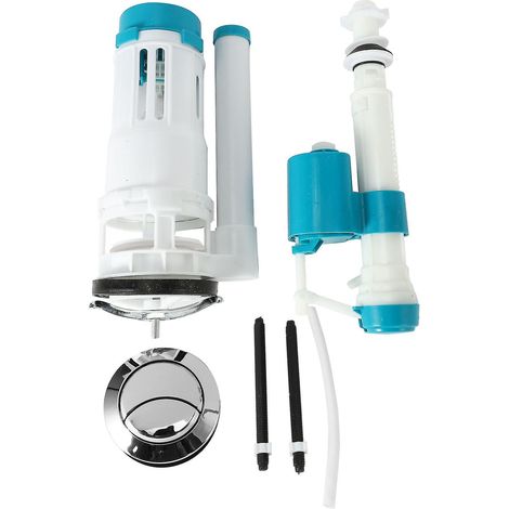 Kit de accesorios para inodoro doble marino, válvula de desagüe, válvula de desagüe simple de estilo antiguo, depósito de agua Fitti-Hy (1/5)