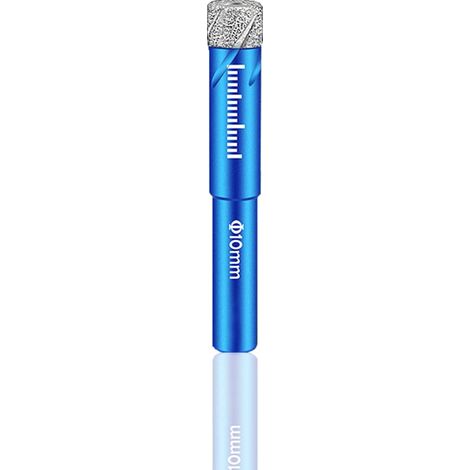 Foret Carrelage Diamant 10mm - Jeu de Mèches pour Verre, Céramique, Carreaux, Marbre (1/5)