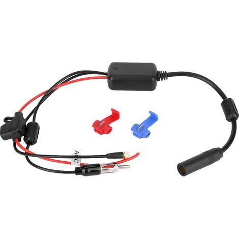 DAB+/FM-Autoradioantenne, Signalverstärker, Booster, SMA-Anschluss (1/5)