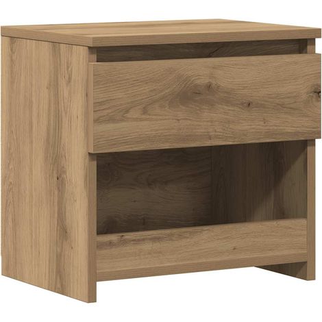 Bedside Cabinet Artisan Oak 40x30x39 cm Engineered Wood vidaXL (1/5)