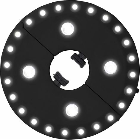 Lumières Pour L'intérieur Du Parasol ø16cm à Piles: 4xaa (non Incluses) (1/2)