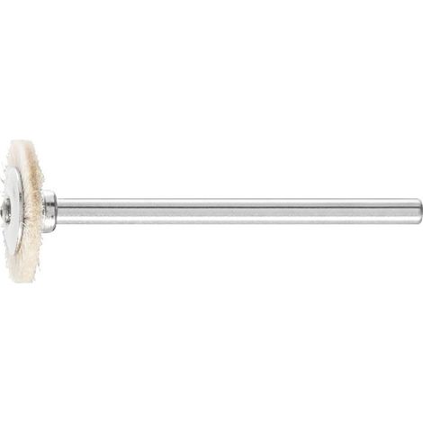 Minirundbürste RBU 1602/3 ZHW D16xB0xL3mm Naturborsten Ziegenhaar Schaft-Ø 3 mm (1/4)