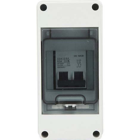 2-poliger 1000-V-DC-63-A-Trennschalter mit wasserdichtem Gehäuse (IP65) für PV-Solaranlagen (1/5)