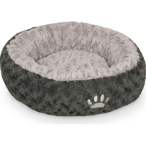 Nobby Hundebett & Katzenbett Donut Seoli Ø 45 cm dunkelgrau-hellgrau Hundebetten