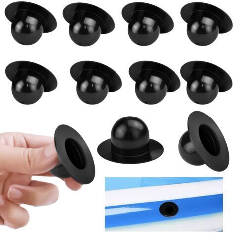 BUNTHAUS Lot de 10 couvercles de bouchon de piscine, pièces de rechange pour bouchon mural de piscine, bouchon de filtre de piscine hors sol, pompe de filtre de piscine, bouchon de trou de filtre comp (1/5)