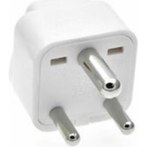Südafrikanischer Steckdosenadapter Typ M, sicherer Erdungsadapter, kleiner Reiseadapter für Südafrika/Indien