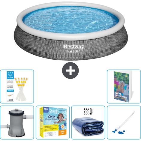 Bestway Fast Set Rund - 396x84 cm - 7-teilig  S196 (1/5)