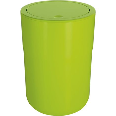 Poubelle à bascule COCCO 5L Vert Kiwi Spirella