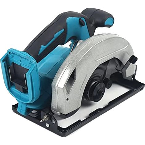 Scie circulaire, diamètre de coupe de 178 mm, performance de 4500 tr/min, Bleu (1/2)