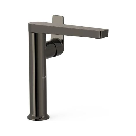 Mitigeur haut avec manette latérale pour lavabo Project Noir Métallisé - TRES 22164701KM