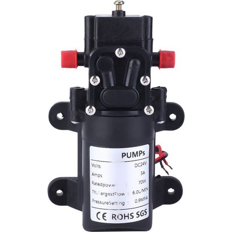 Pompe à eau à diaphragme 24V 70W double aspiration (1/5)