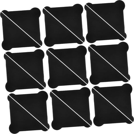 100 protège-coins pour meubles - plastique - triangulaire (1/5)