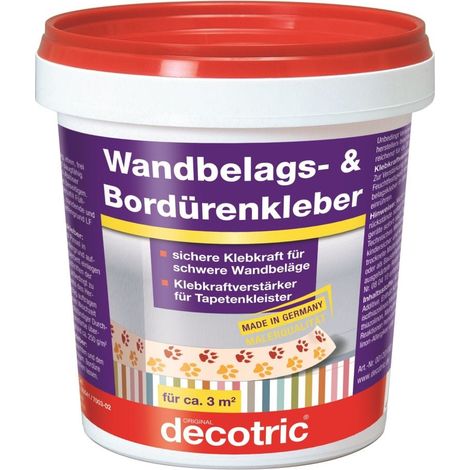 Decotric Wandbelags- und Bordürenkleber 750 g Kleister