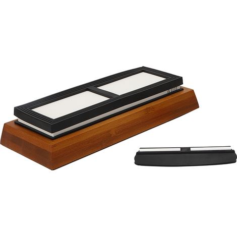 Pierre à aiguiser grain 400, ensemble d'affûtage de couteaux pour la cuisine (1/5)