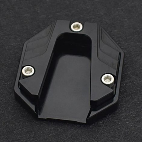 (Noir) Rallonge de béquille latérale pour moto, scooter et vélo, avec base élargie antidérapante et protection maxpower (1/4)
