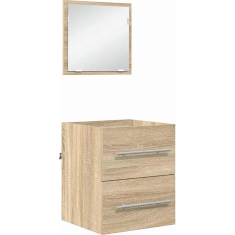 Maison Exclusive - Set di mobili per il bagno Marrone 41 x 38,5 x 48 cm