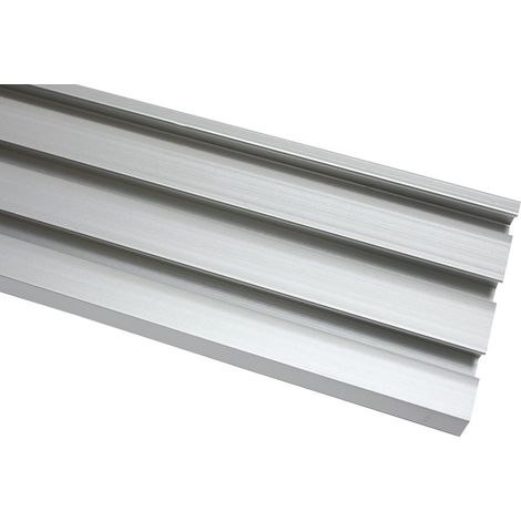 Gardinia Schiene für Flächenvorhang Atlanta silber, 160 cm, 3-läufig Flächenvorhänge (1/2)