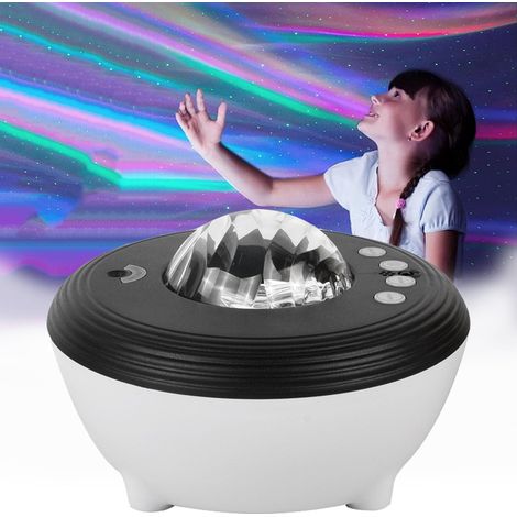 Veilleuse LED Ciel Étoilé, Lampe LED Effet Vagues Océan avec (1/5)