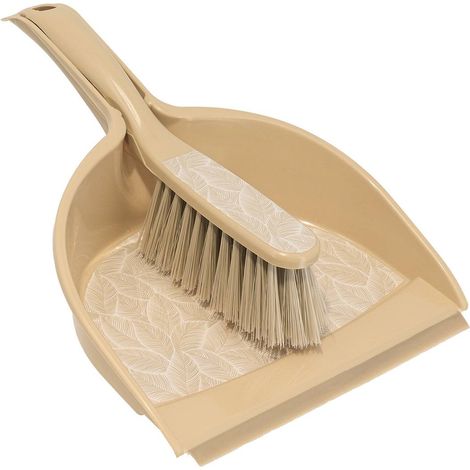Set pelle balayette imprime fontainebleau - beige - Tendance (1/3)