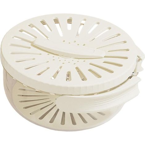 Scolapasta per frutta e verdura con coperchio, lavello multifunzionale per frutta e verdura (scolapasta 2 in 1), colino per alimenti con manico pieghevole per (1/5)
