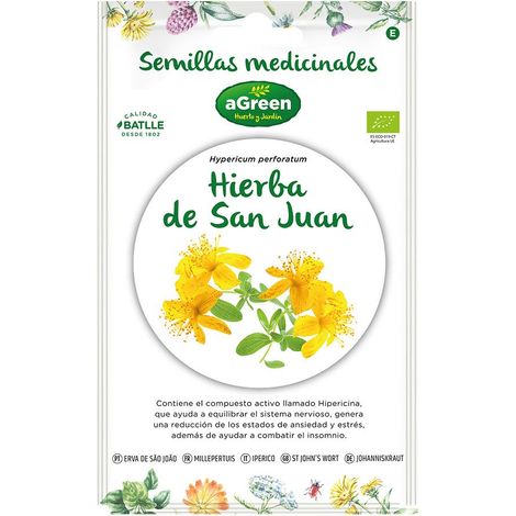 Bustina con semi "medicinali" di erba di San Giovanni eco 857013BOLSH Agreen