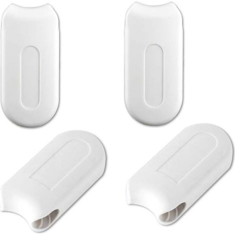 Poids Cordon Rideau 4 Pièces Poids de chaîne pour Stores à Enrouleur Accessoires de Store en Plastique Cordon Poids Rechange Blanc Poignées de Stores Cordon Stores Poids Chaîne