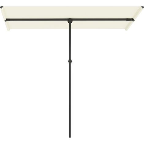 Sonnenschirm 180 Grad drehbar Höhenverstellbar Gartenschirm mit Aluminium-Mast Marktschirm Sonnenschutz Schirm Ampelschirm Parasol Balkonschirm Sonnenschirm für Balkon 150x205cm Beige 
On-Site
