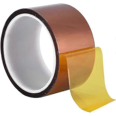 Ruban adhésif haute température résistant à la chaleur (250-300 °C), 50 mm x 33 m, pour usage industriel. (1/5)