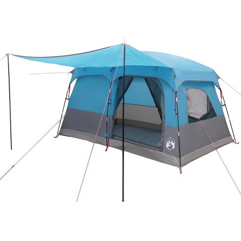 Tienda Familiar con techo Azul 320 x 210 x 180 cm Poliéster