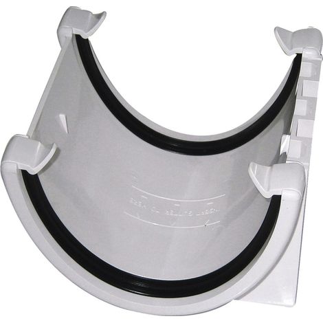 FloPlast Hi-Cap Union Bracket White for 115mm Guttering (1/2)