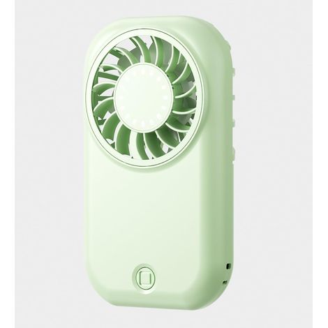 Mini ventilador portátil, con flujo de aire fresco y potente, recargable por USB, pequeño y compacto ventilador personal de bolsillo para viajes, cruceros y conciertos. (1/4)