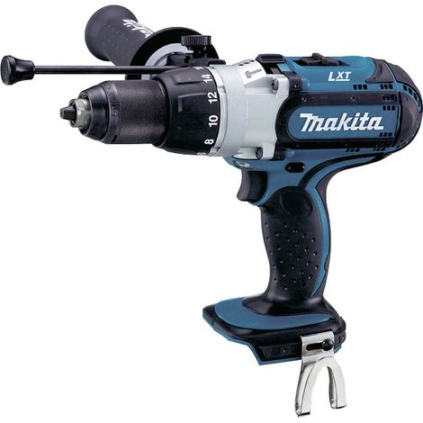 Makita DHP451Z 18V Trapano avvitatore a percussione a batteria (senza batteria, senza caricabatterie), Colore, Dimensione (1/8)