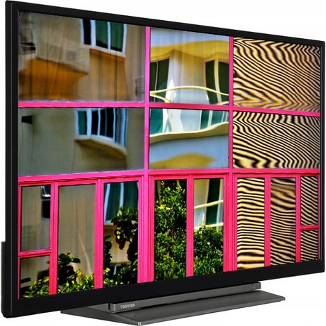 Téléviseur intelligent 24" TOSHIBA 24WL3C63DA DVB-T2/S2 Bluetooth WiFi