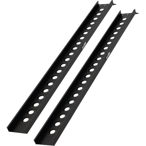 Kopie von 1x TRUTZHOLM Auffahrschiene 194cm Traglast 200kg Alu schwarz Auffahrrampe Verladerampe Rampe 1