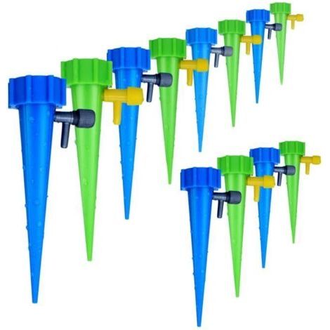 Set mit 12 automatischen Tropfregnern für ein einstellbares Bewässerungssystem für Garten, Pflanzen und Gemüse. (1/5)