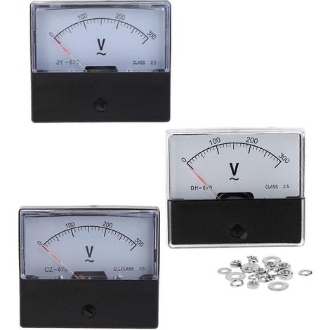 Voltmètre analogique de panneau AC 0-300 V DH-670