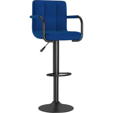 Maison Exclusive - Barhocker Blau Stoff