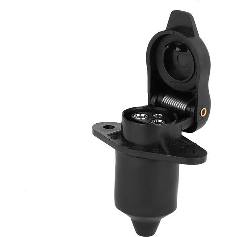 3-Pin Plastic Trailer Plug Connector, Car Light Wiring Solution (1/5)