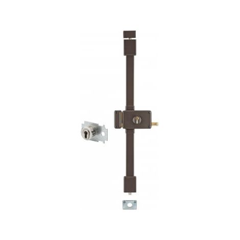 Serratura HORGA A2P, marrone, CP Transit 2, a tirante, 88 x 140 mm, sinistra, 4 chiavi, per porta fino a 45 mm – THIRARD (1/3)