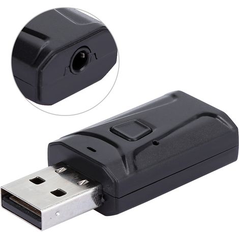 Adaptateur Bluetooth 2-en-1 5.0 : émetteur et récepteur audio pour TV, voiture et chaîne hi-fi. (1/5)