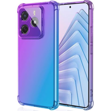 Coque antichoc dégradée pour Xiaomi Redmi Note 14 5G, violet/bleu (1/5)