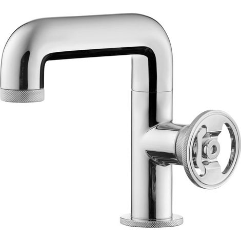 PRESTO 7964000 STREM Grifo De Lavabo Pulsador Round Con Desagüe Semiautomático - ref: 7964000 (1/2)
