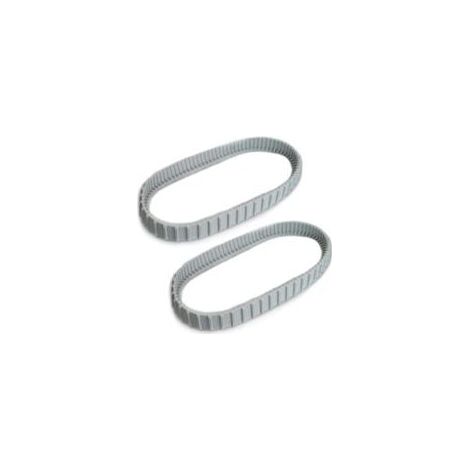 Lot de 2 chenilles grises de rechange pour robots nettoyeurs de piscine Maytronics Dolphin (référence : 9983152-R2)