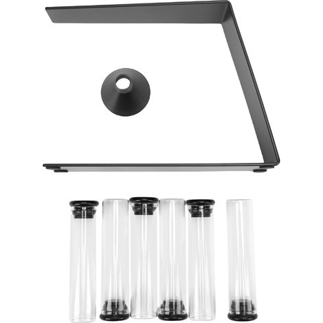 Tubes de Conservation Café Verre 6pcs avec Valve Anti-Oxydation et Support Magnétique pour Dosage Unique (1/5)