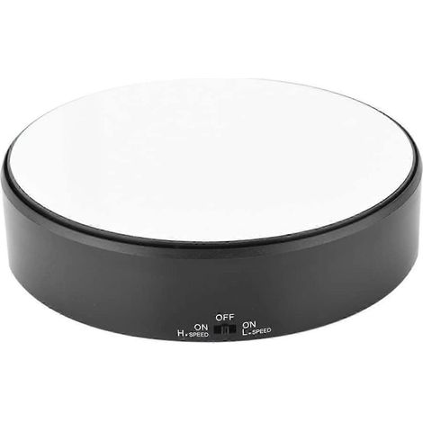 Présentoir rotatif à 360° avec surface miroir, plateau tournant à vitesse réglable, porte-bijoux (1/5)