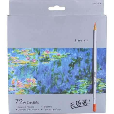 72 Crayons de Couleur Professionnels à Base d’Huile, Lot de 72 Crayons Non Toxiques pour Dessin et Esquisse Artistique (1/5)