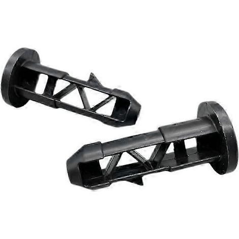 Lot de 6 goupilles de charnière pour couvercle de poubelle à roulettes extérieure de 240 L, en plastique noir (1/5)