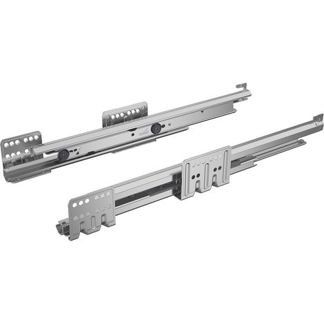 HETTICH Auszugsführung Actro mit Silent System / Push to open Silent, 70 kg, 650 mm, Korpusseitendicke 19 mm (EB 12), links und rechts, 9240938