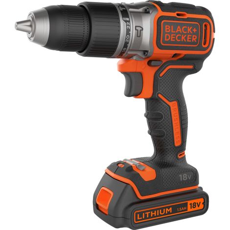 Brsselos 18v percussion trapan/avitor 2 batterien + bl188kb-qw validette (1/5)