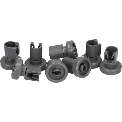 Kit 8 Ruedas Cesto Superior Lavavajillas Electrolux y AEG  Modelo ESF4200LOW y ESF9421LOW  Código Original 50286967000